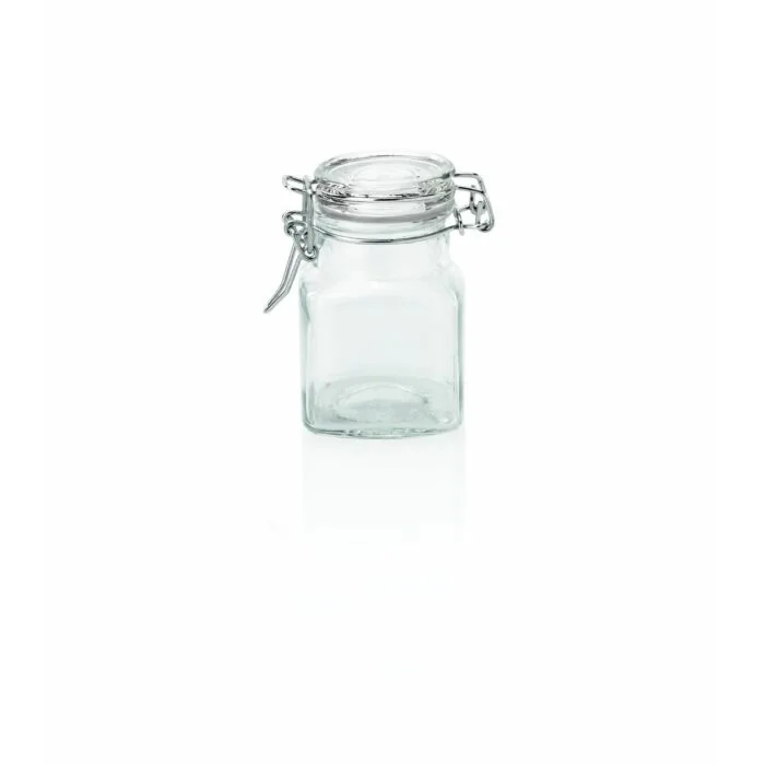 WAS 6 x Bügelverschlussglas 0,1 Liter Ø 4 cm Glas