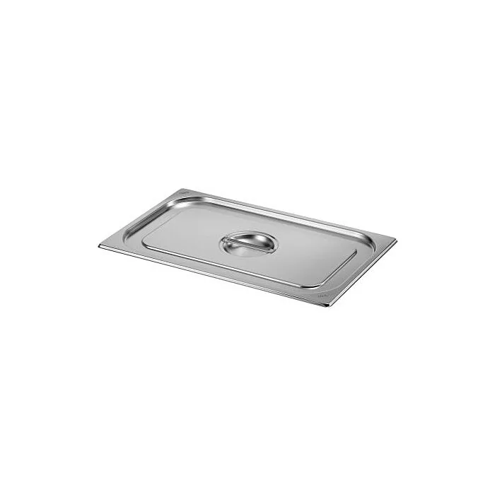 Edelstahl-Deckel GN 1/2 - mit Löffelaussparung | GGM Gastro