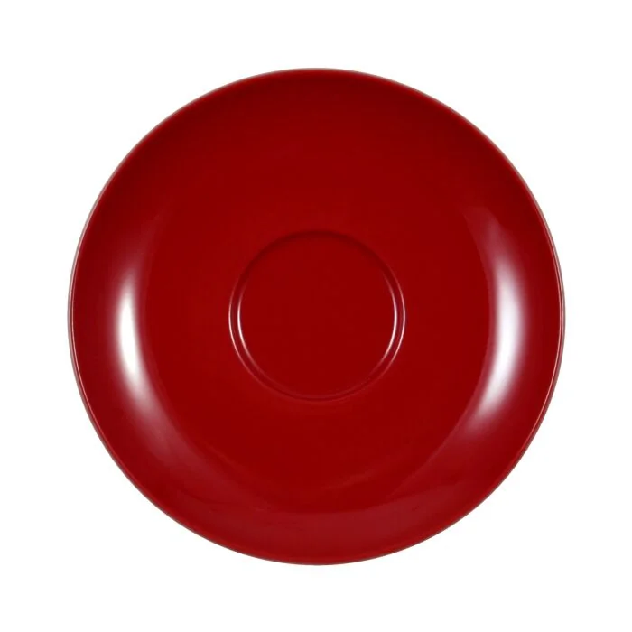 Seltmann Weiden VIP Milchkaffeeuntertasse 1164, 16 cm, rot