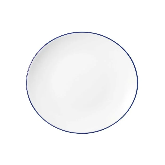 Seltmann Weiden MODERN LIFE Blue Line Frühstücksteller oval 21 cm