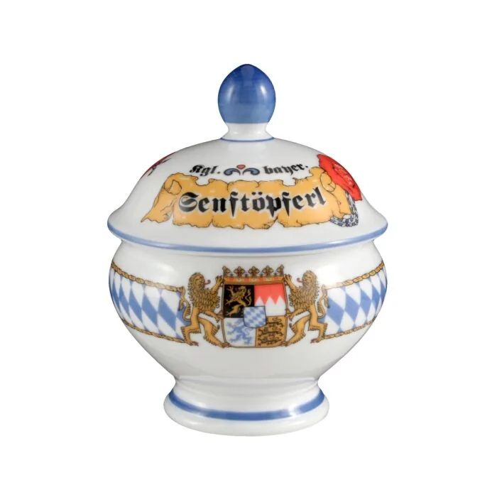 Seltmann Weiden COMPACT Bayern Senftopf mit Deckel 0,18 l