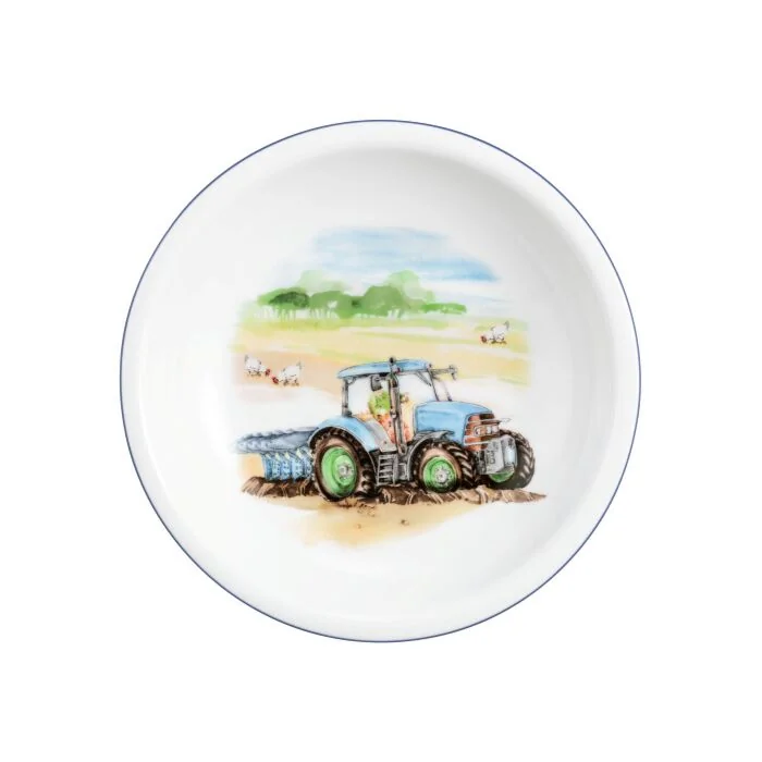 Seltmann Weiden Kindergeschirr Compact Mein Traktor Speiseteller rund 25,5 cm