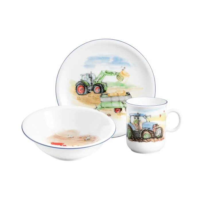 Seltmann Weiden Kindergeschirr Compact Mein Traktor Kinder-Set 3-teilig
