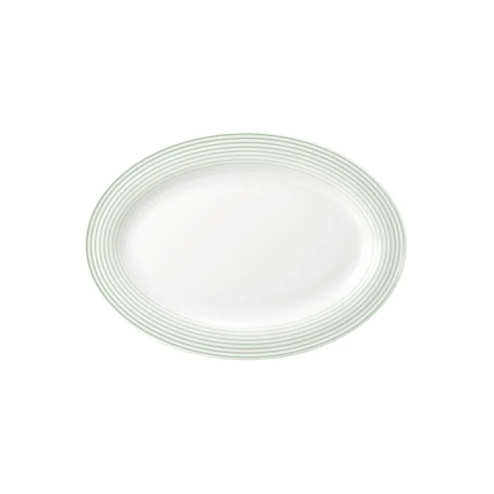 Seltmann Weiden BLUES Platte oval 25 cm, salbeigrün