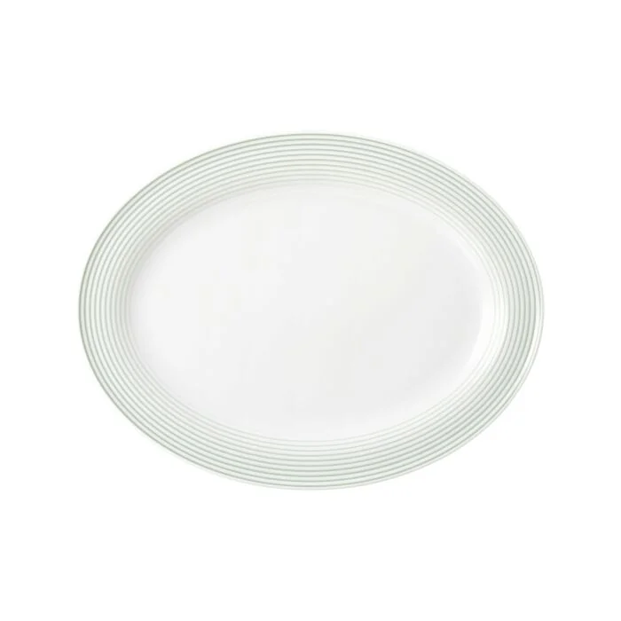 Seltmann Weiden BLUES Platte oval 31 cm, salbeigrün