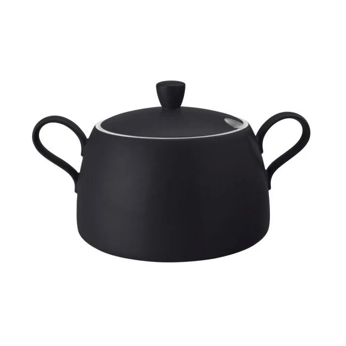 Seltmann Weiden COUP Fine Dining Fashion Schüssel mit Deckel 3,00 Liter, schwarz