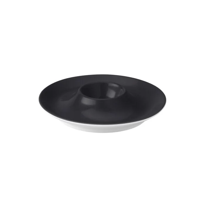 Seltmann Weiden COUP Fine Dining Fashion Eierbecher mit Ablage, schwarz