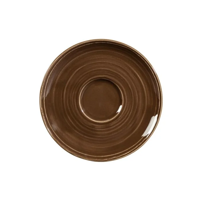 Seltmann Weiden TERRA Kombi-Untertasse groß, 16,5 cm, erdbraun