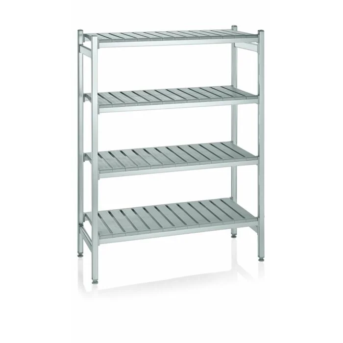 WAS Lagerregal System Klick-System 126,5 x 54 x 170 cm Aluminium/Polyethylen