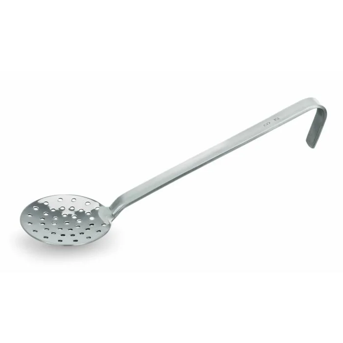 WAS Schaumlöffel Kitchen Tool 2085 Ø 10 cm 21 cm Perforation Ø 4 mm Chromnickelstahl