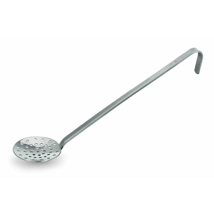 WAS Schaumlöffel Kitchen Tool 2085 Ø 8 cm 28 cm Perforation Ø 4 mm Chromnickelstahl