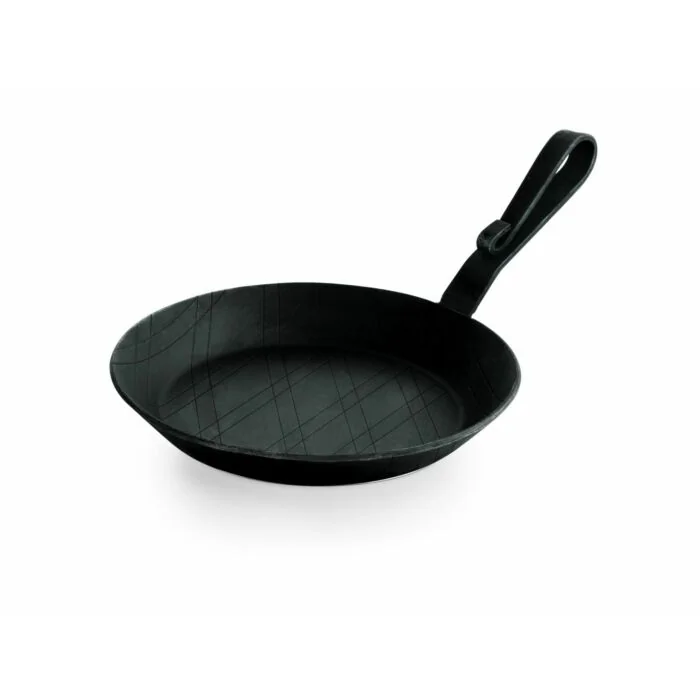 WAS Brat-/Servierpfanne Iron Pan 22, mit gebogenemHakenstiel, Ø 20 cm  Eisen