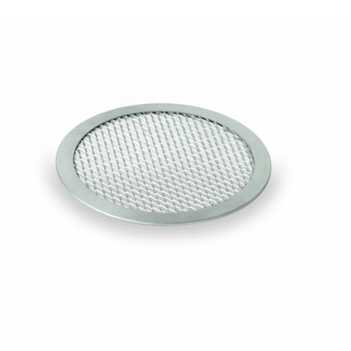 WAS 10 x Pizza Screen Ø 25 cm Perforierung 8 x 4 mm Aluminium