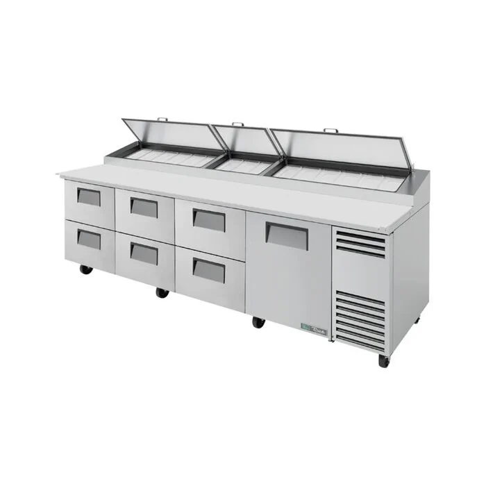 TRUE Pizzatisch / Zubereitungstisch TPP AT 119D 6 HC