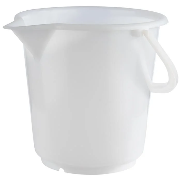 APS  Eimer mit Ausgießer, 10,5 l weiß