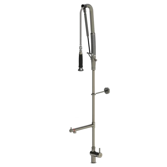 Echtermann TOP CLEAN Geschirrbrause Einhebel-Standbatterie mit Schwenkventil