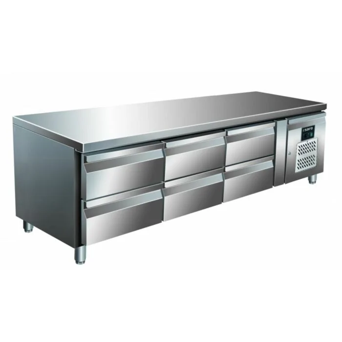 SARO Unterbaukühltisch, 3x2 Schubladen UGN 3160 TN