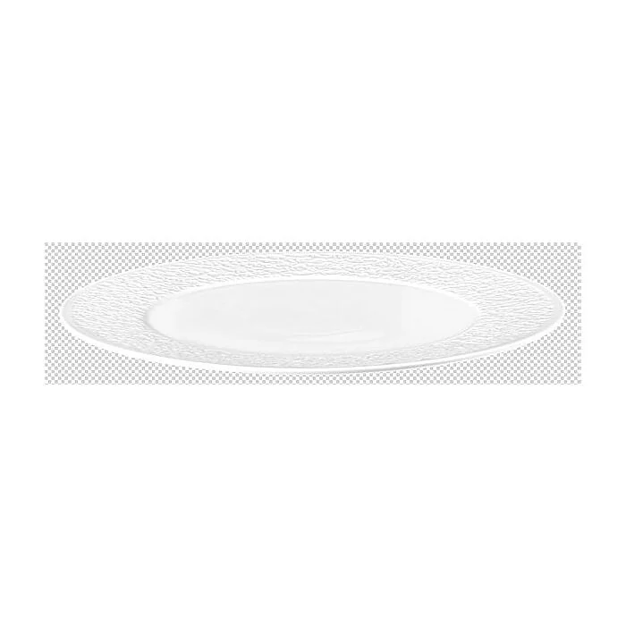 Seltmann Weiden NORI Teller flach 33 cm Relief schmal, weiß