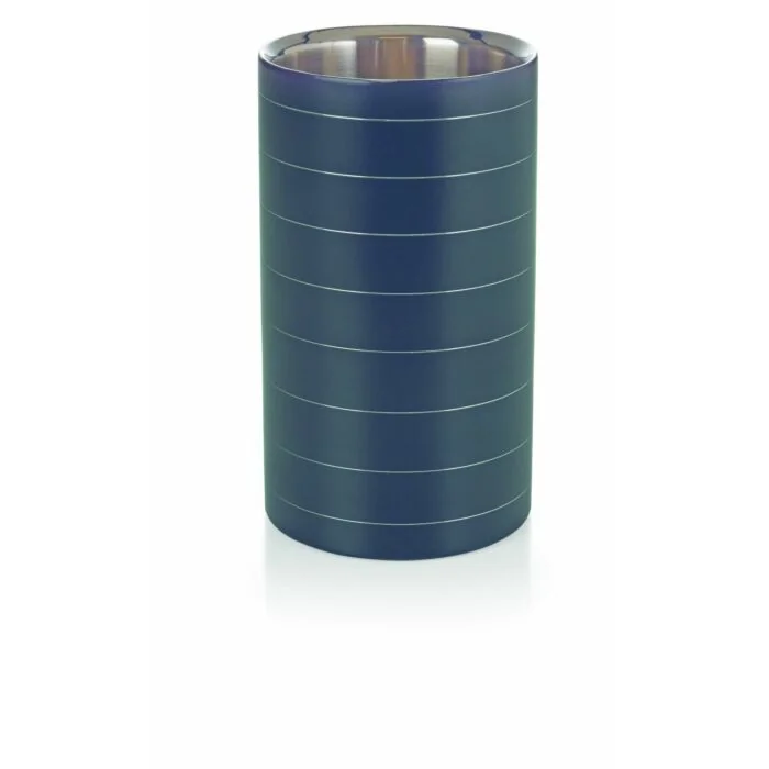 WAS Flaschenkühler pulverbeschichtet schwarz Ø 11,5 cm Edelstahl