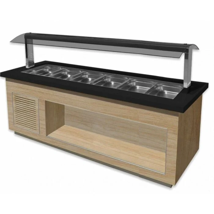 SARO Heißes Buffet für 6x 1/1 GN, Modell Premium Line S