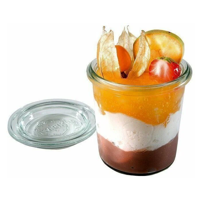 APS Weck-Glas mit Deckel Set 24-teilig 140 ml