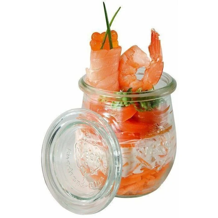 APS Weck-Glas mit Deckel Set 24-teilig 220 ml