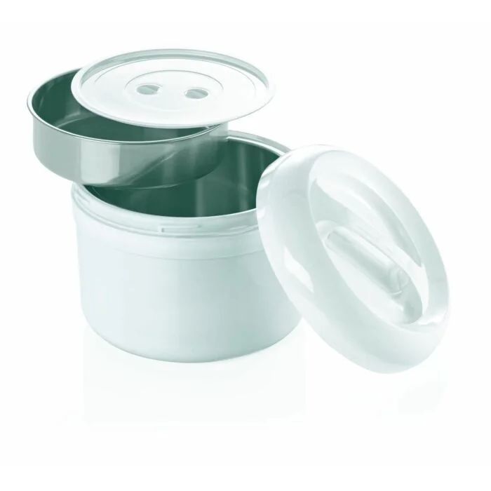 WAS Thermospeisetransportbehälter 2 Liter mit Speiseeinsatz Ø 21 cm Kunststoff