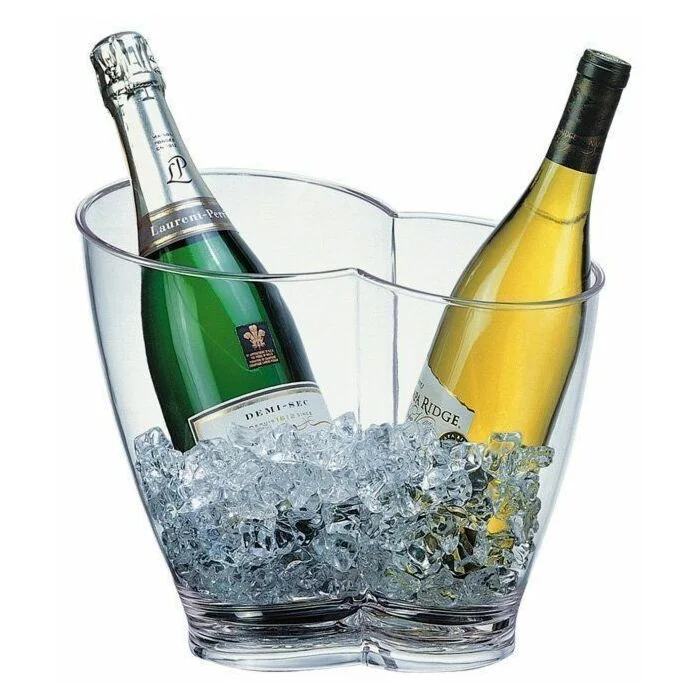APS Wein-/ Sektkühler Kunststoff klar 30,5x21,5x26 cm