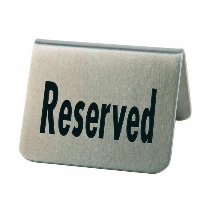 APS Tischaufsteller Reserved 2er Pack