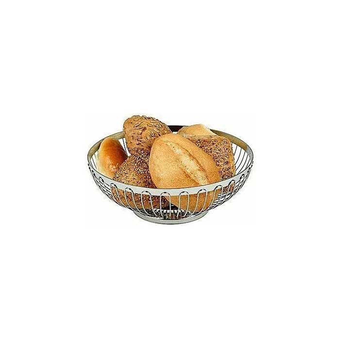 APS Brot- und Obstkorb rund 17x7 cm Edelstahl
