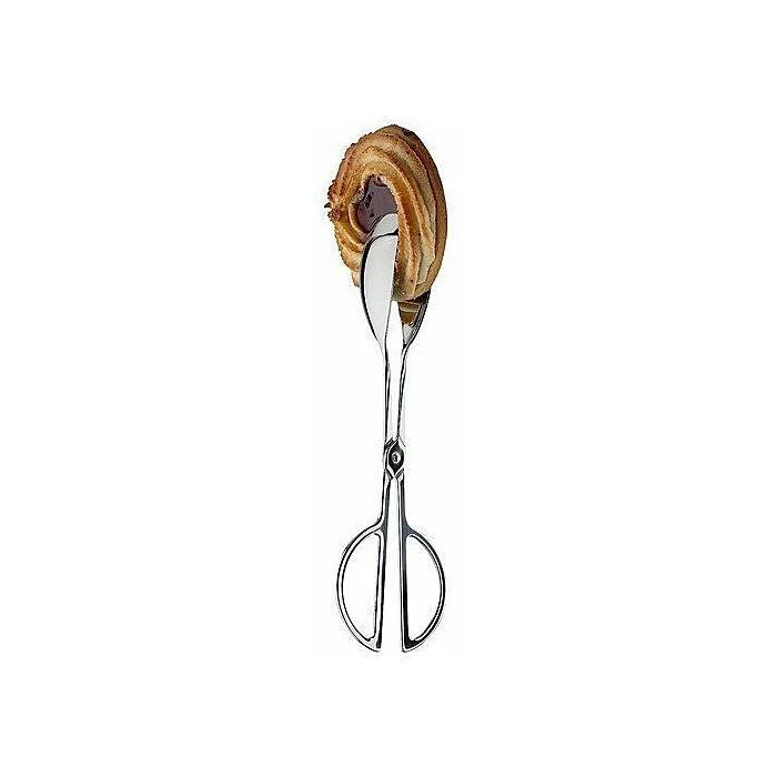 APS Brot- und Gebäckzange 25 cm schmal Edelstahl poliert