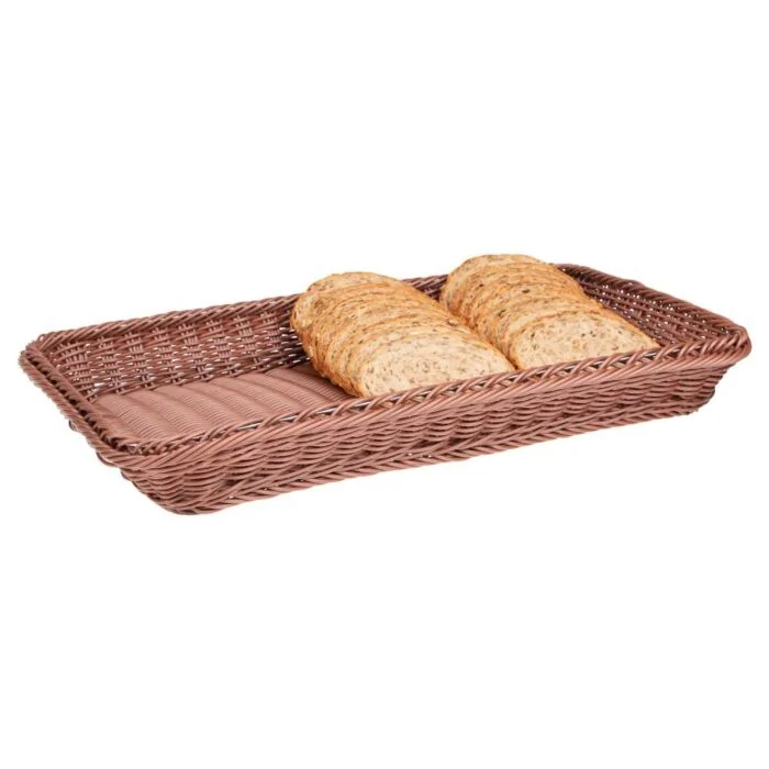 APS Buffet-Korb GN 1/1 53x32,5x6,5 cm braun