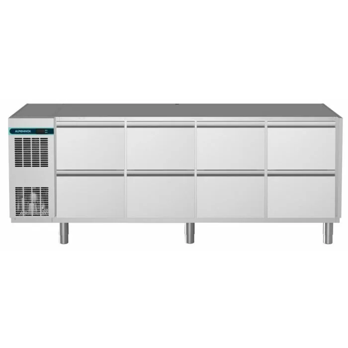 NordCap Kühltisch, 4 Abteile CLM 700 4-7051