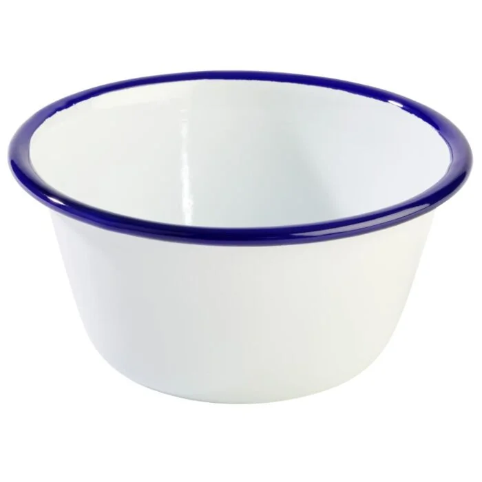 APS ENAMELWARE Schale, außen weiß