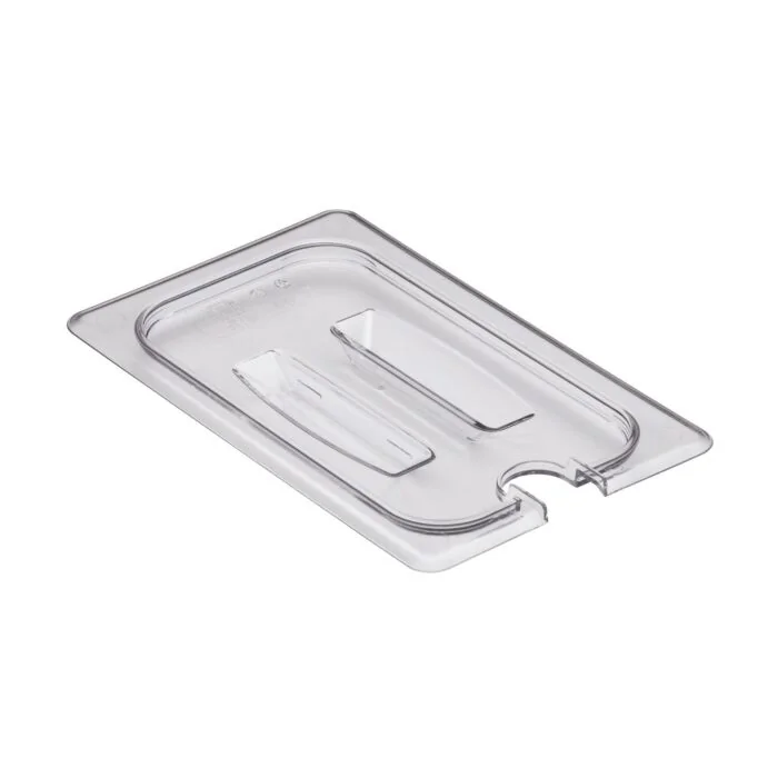 Cambro Camwear® Deckel mit Kerbe und Griff für GastroNorm-Behälter GN 1/3 