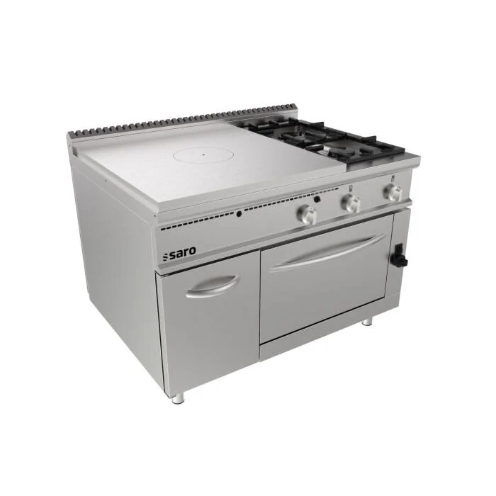SARO Glühplattenherd Gasofen+ 2 Brenner +Tür Modell LQ
