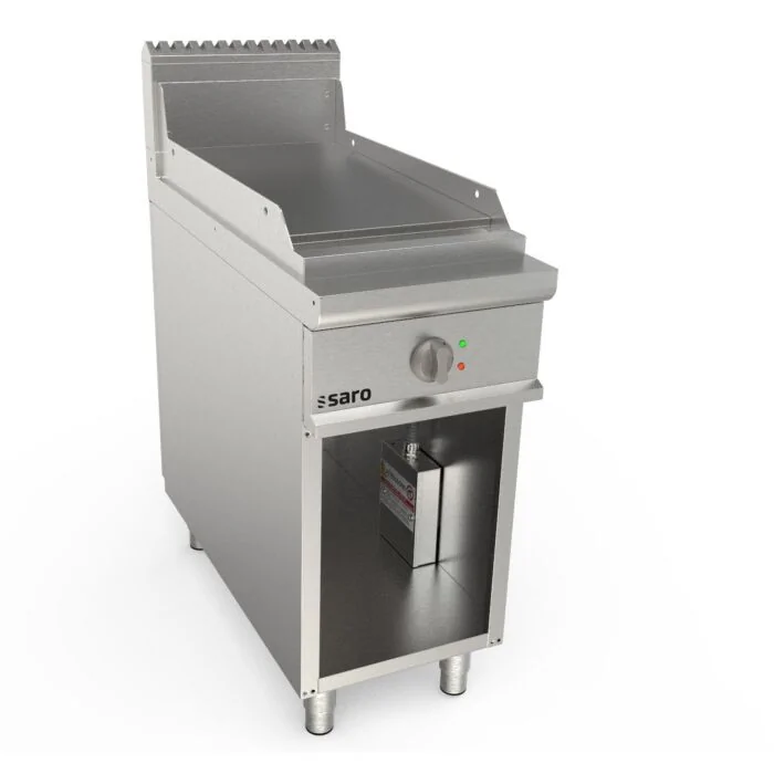 SARO Elektrogriddleplatte 400mm breit Stand glatt Model
