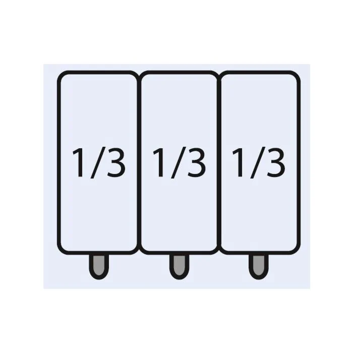 SARO  Nudelkorbset: 3 x 1/3 GN