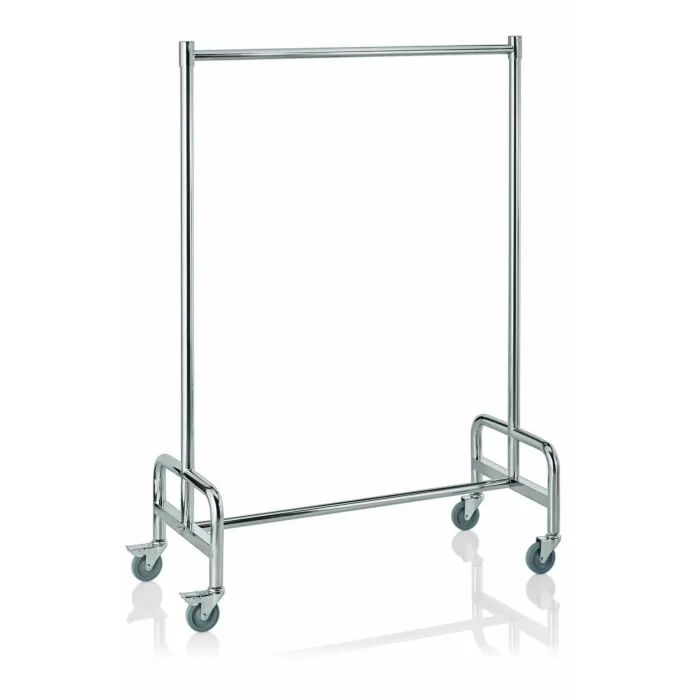 WAS Garderobenwagen 120 x 53 x 170 cm Chromnickelstahl