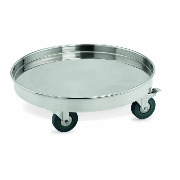 WAS Transporttrolley 4452 400 Ø 42 cm Chromnickelstahl