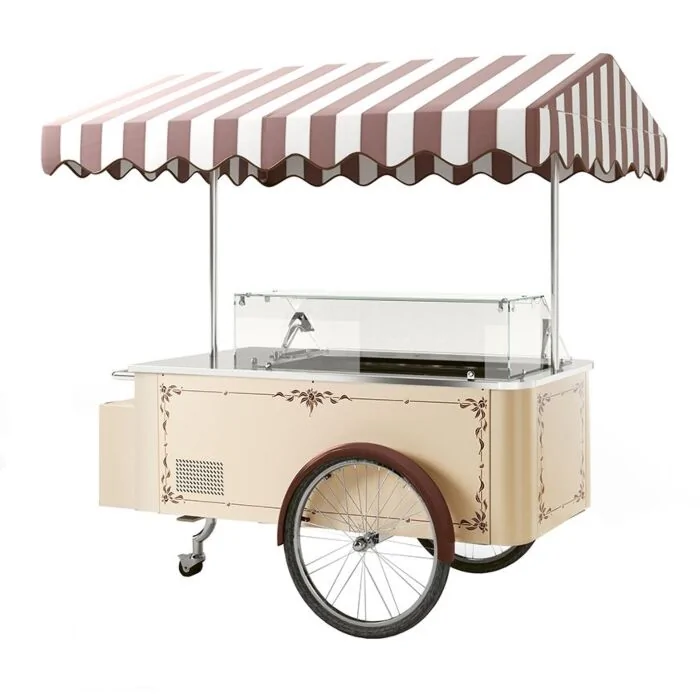 NordCap Speiseeiswagen CARRETTINO BEIGE
