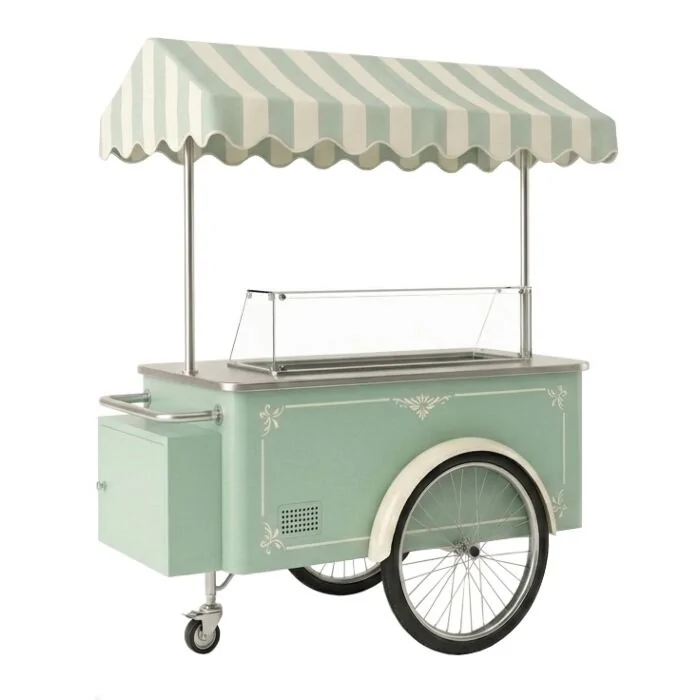 NordCap Speiseeiswagen CARRETTINO New Pistazie