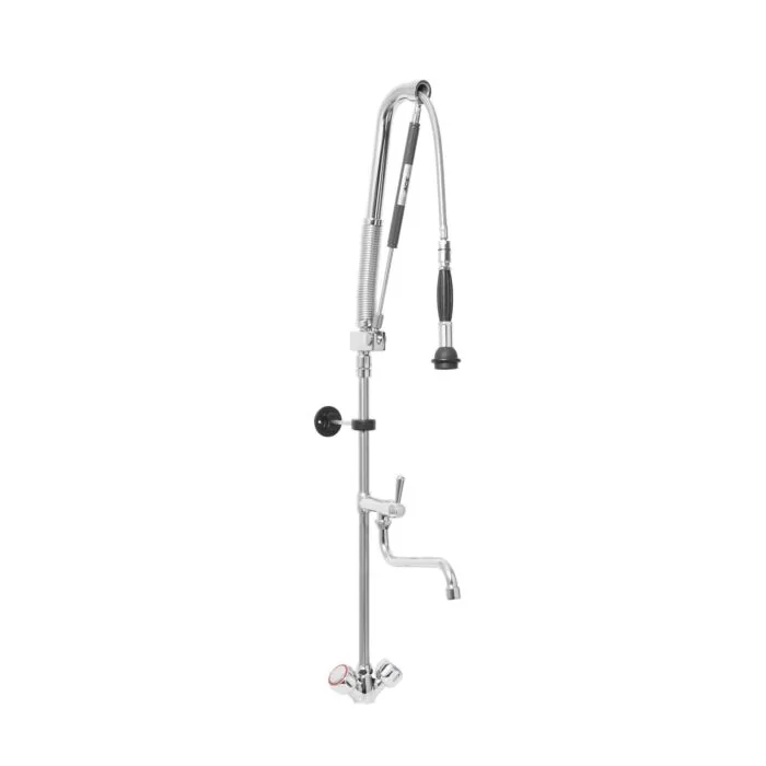SARO Einloch Wasserstop-Vorspülbrause + Armatur HILDE