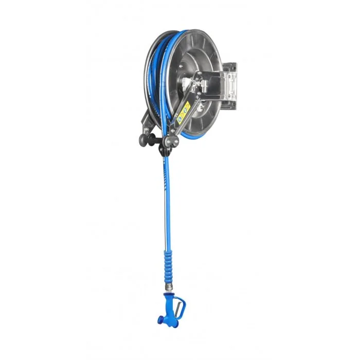 SARO Schlauchhaspel + Schlauch (10m) + Pistole, Modell BENJAMIN