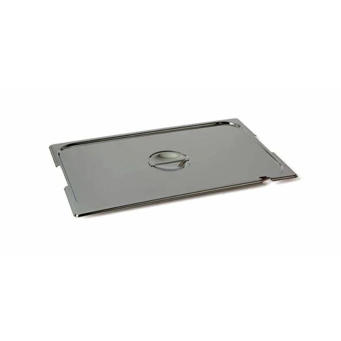 Rieber GastroNorm-Behälter GN 1/1 Flachdeckel mit Löffel/Griff-Ausschnitt