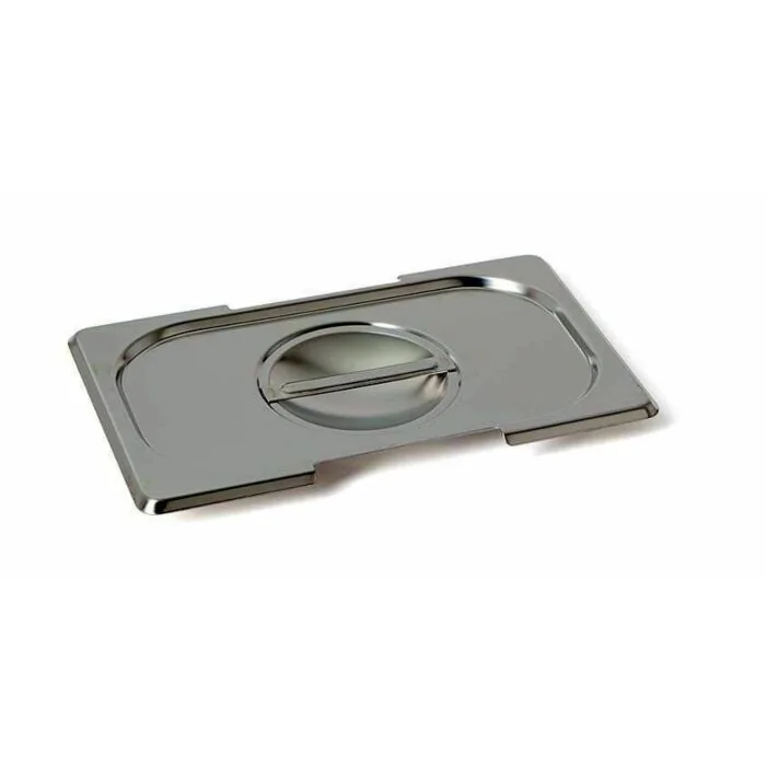 Rieber GastroNorm-Behälter GN 1/4 Flachdeckel mit Griff Ausschnitt