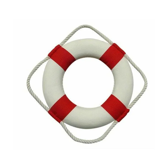 SeaClub Rettungsring rot/weiß 20 cm
