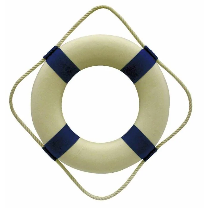 SeaClub Rettungsring blau/weiß 30 cm