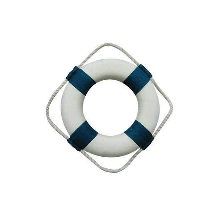 SeaClub Rettungsring blau/weiß 14 cm