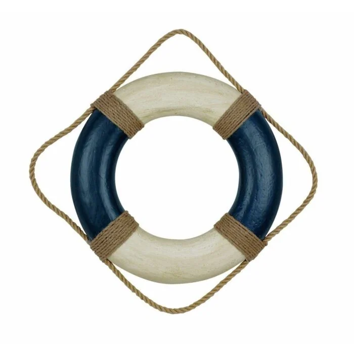 SeaClub Rettungsring blau/creme 36 cm